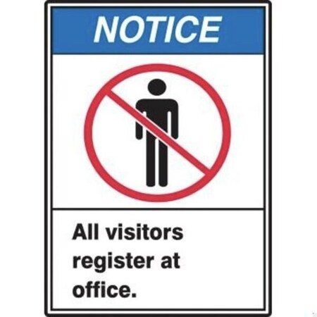Accuform ANSI ISO WARNING Safety Sign MRDM302VP MRDM302VP